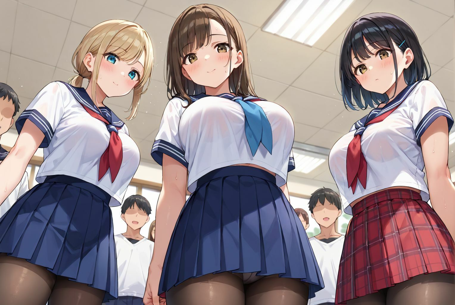 サンプル画像1:選ばれし俺だけが自由にヤリまくれる学園生活(堕落の聖域) [d_646450]