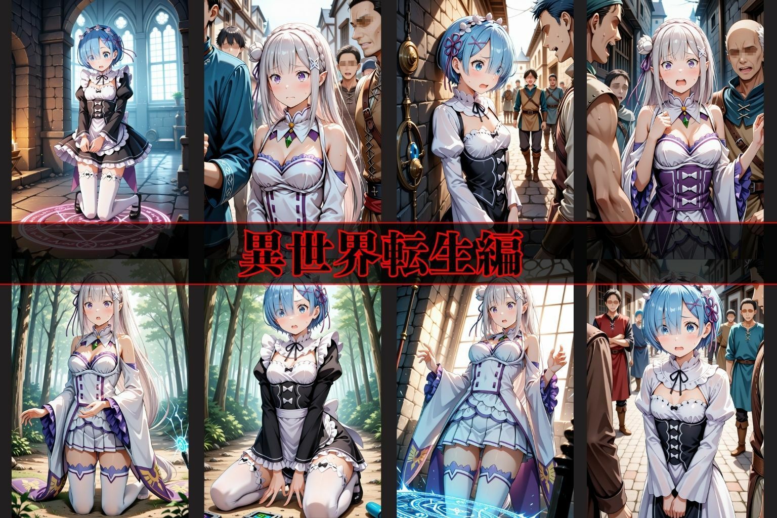 サンプル画像2:異世界に転生した私を魔族達は遊び道具と呼んだ‐ Re.ゼロから始める○世界生活‐(オーガニック) [d_646518]