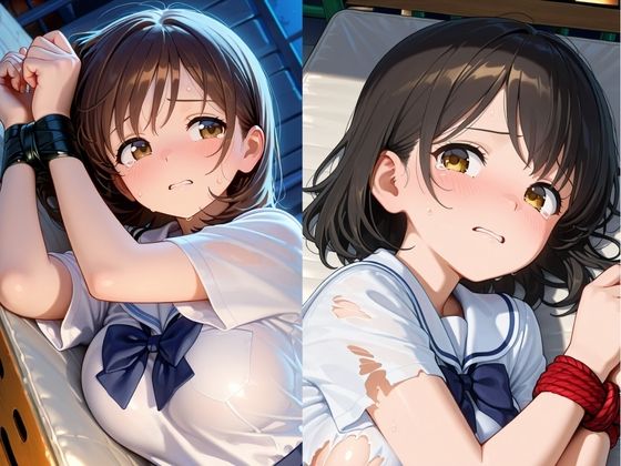 サンプル画像3:性虐学園性指導  〜夏の特別補習、体育倉庫に監禁されて〜(ALCO) [d_646547]