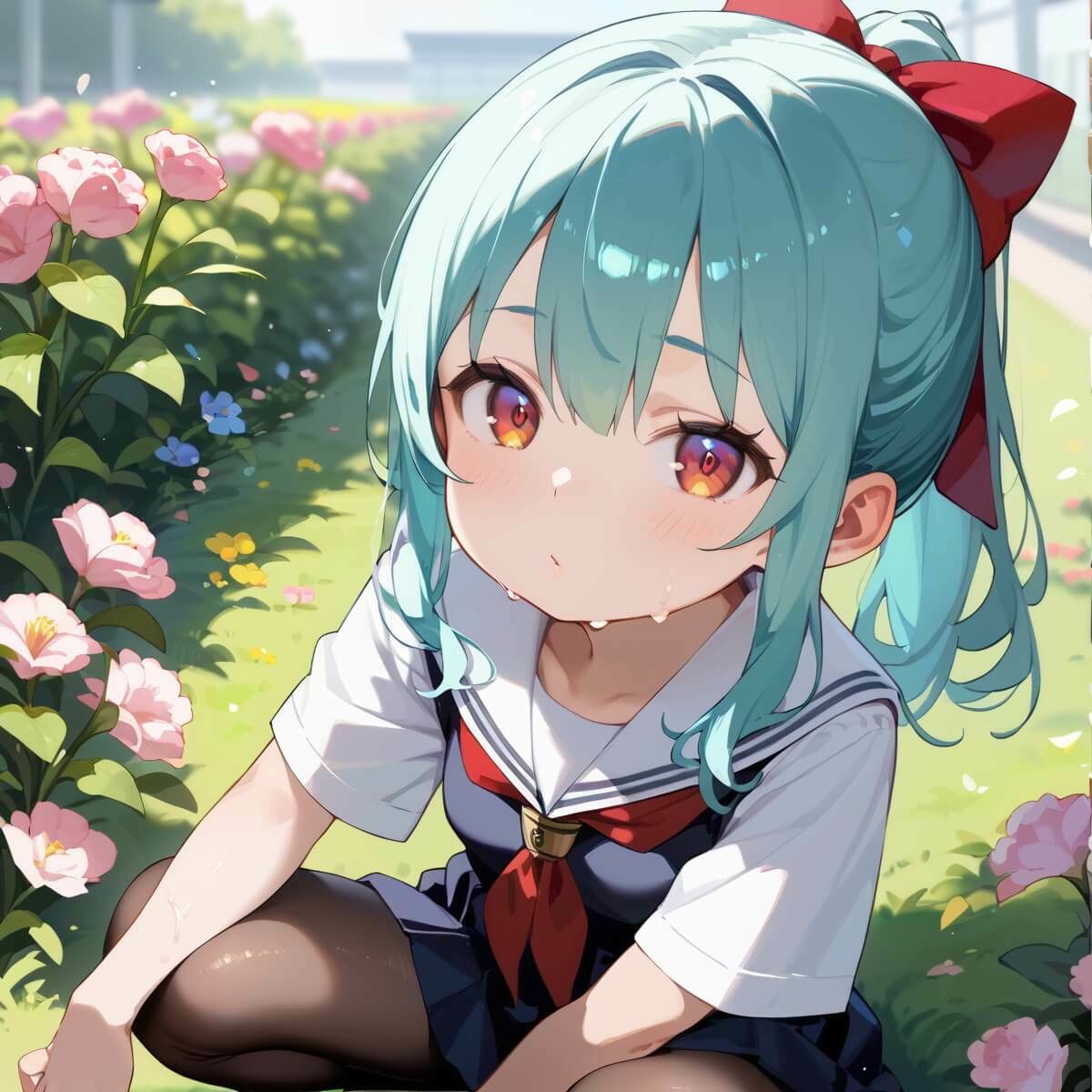 ロリ美少女と幻想花畑5★260枚 サンプル画像 10