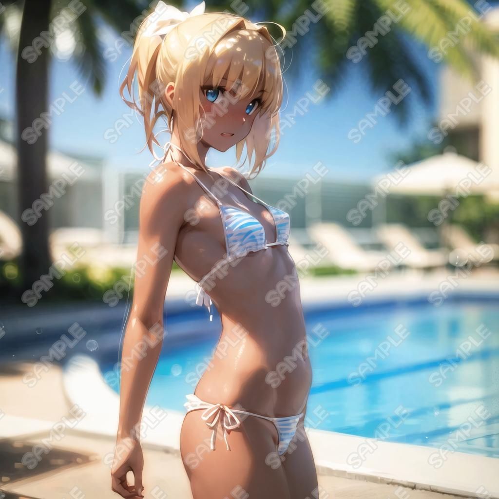 キャラフェチ  騎士王  水着（日焼け）編 画像7
