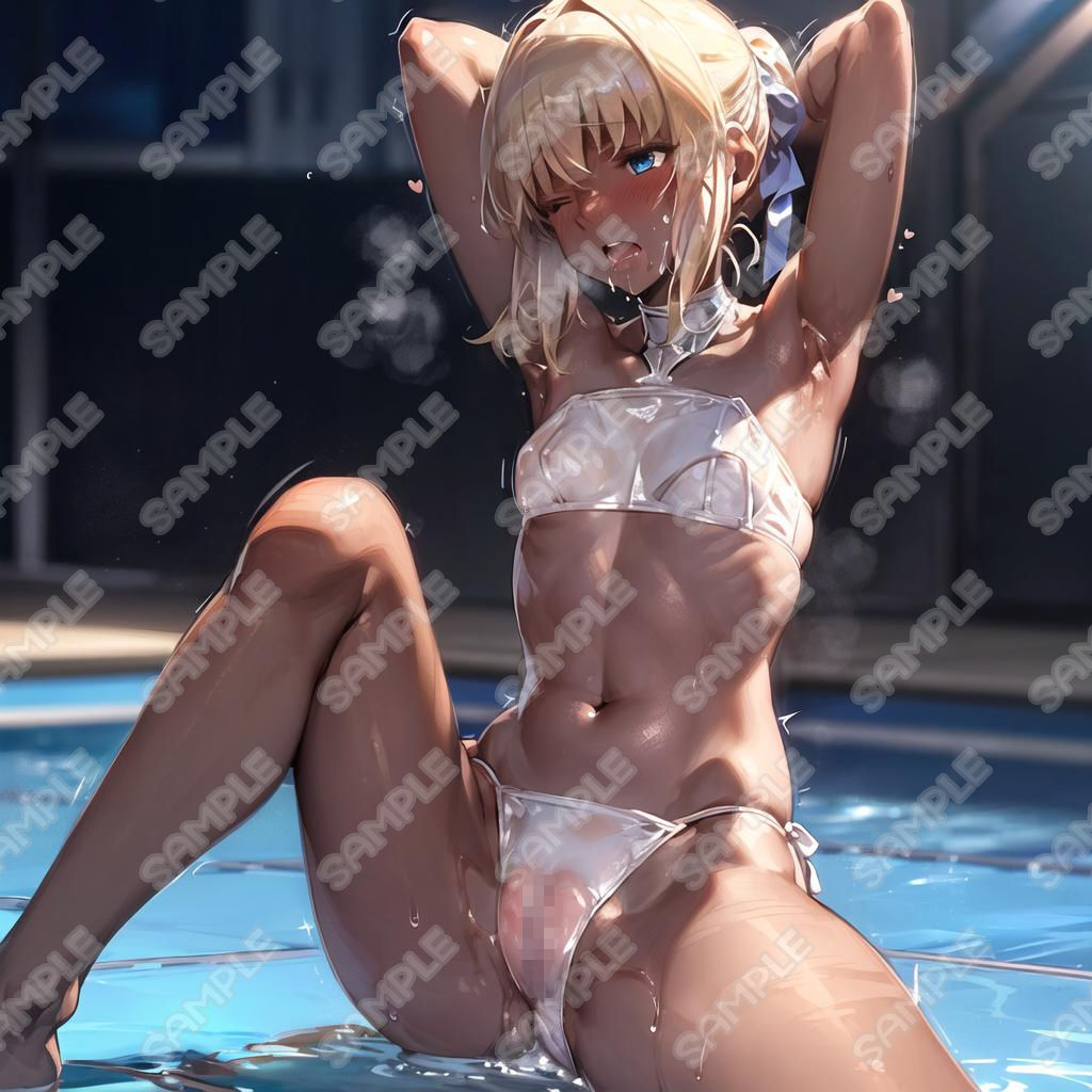 キャラフェチ  騎士王  水着（日焼け）編 画像9