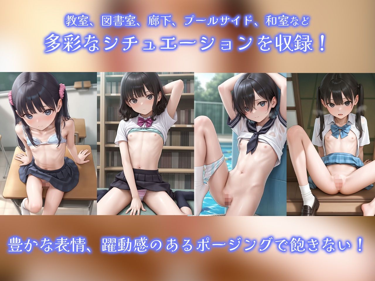 ちっぱい・すじまん好きのための『夏の制服』裏撮影会 E-SHEEP エロ画像6