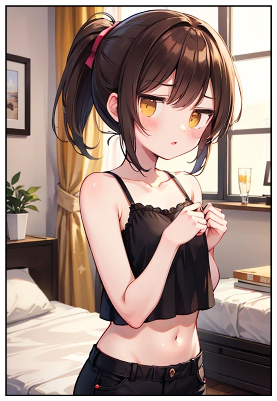 サンプル画像1:アニコスへようこそ！涼宮ハ〇ヒなジト目ダウナー少女の憂鬱(百円本舗) [d_646885]