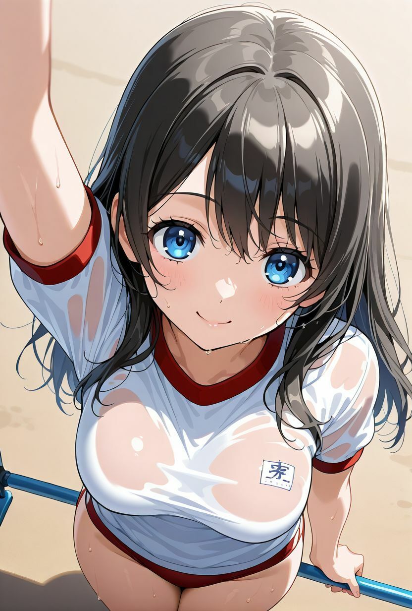 サンプル画像1:『濡れ透け図鑑 – 体育着編 C組』〜ゆるっとのんびりな女の子たち〜(月夜にだけ許されること) [d_646899]