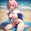 夏だ、ビーチだ、水着だ、おっぱいだ！！（セリフなし  AIイラスト集）