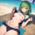 夏だ、ビーチだ、水着だ、おっぱいだ！！（セリフなし  AIイラスト集）