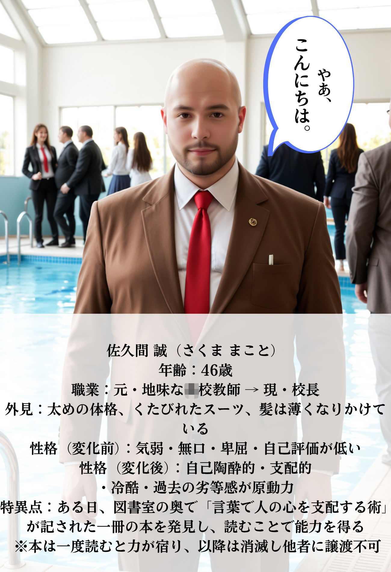 サンプル画像1:催淫洗脳        水泳強化選手        教育的指導(シロウトAI美女AMU) [d_646935]