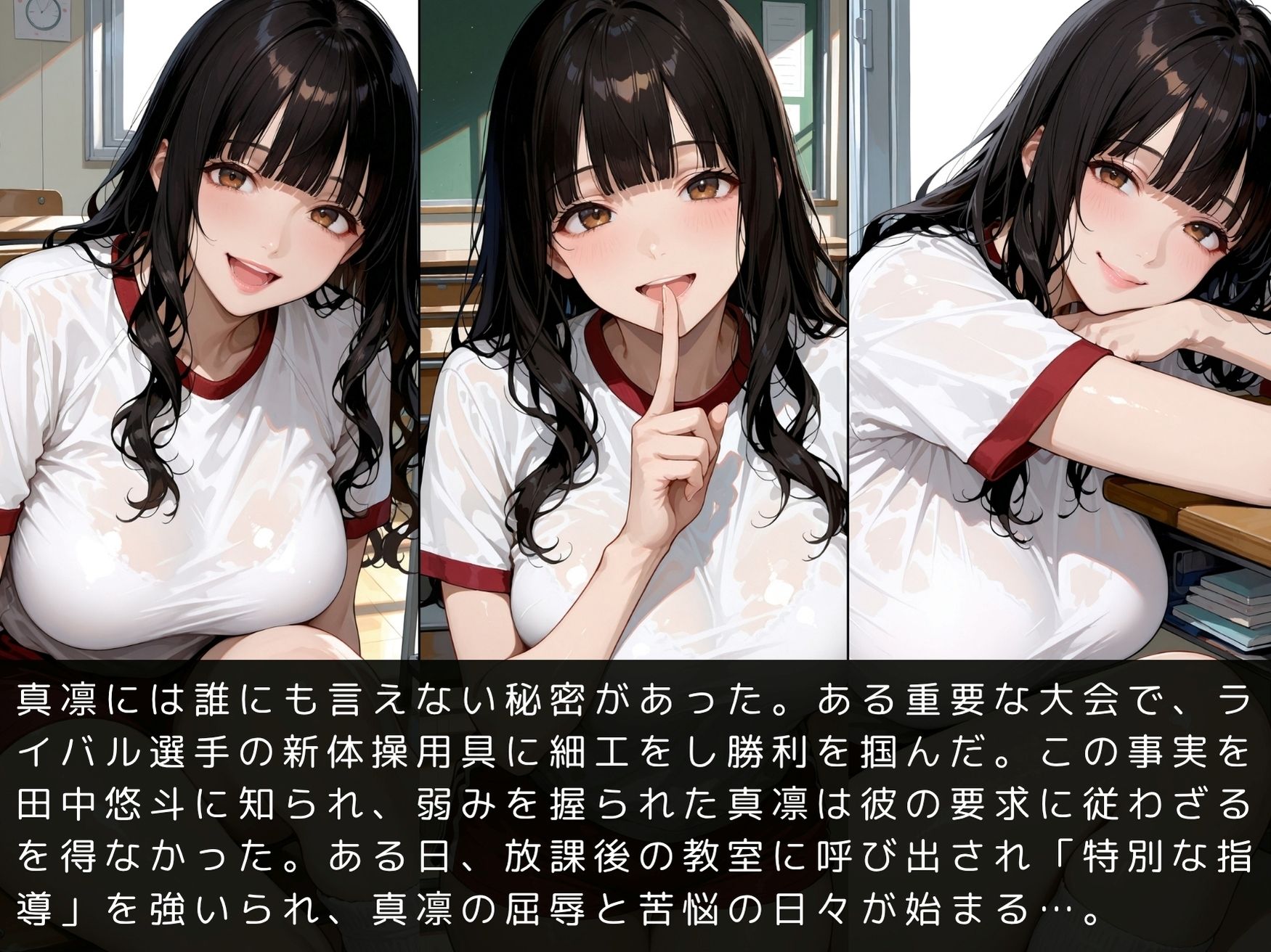 サンプル画像4:放課後の性指導 〜霧崎真凛の禁断の記録-ハメ撮り(mapuememaru) [d_646989]