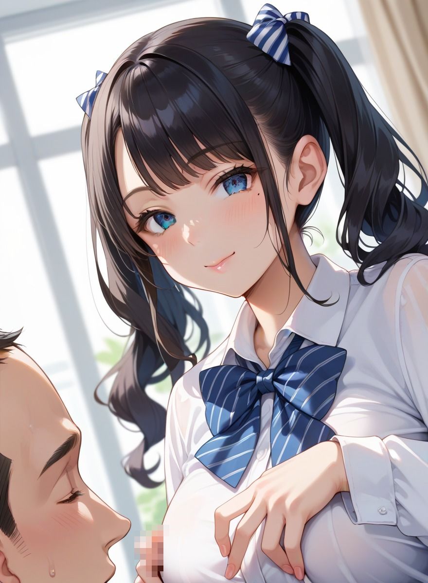 巨乳女子校生のHな誘惑〜性処理係に濃厚中出し〜 画像1