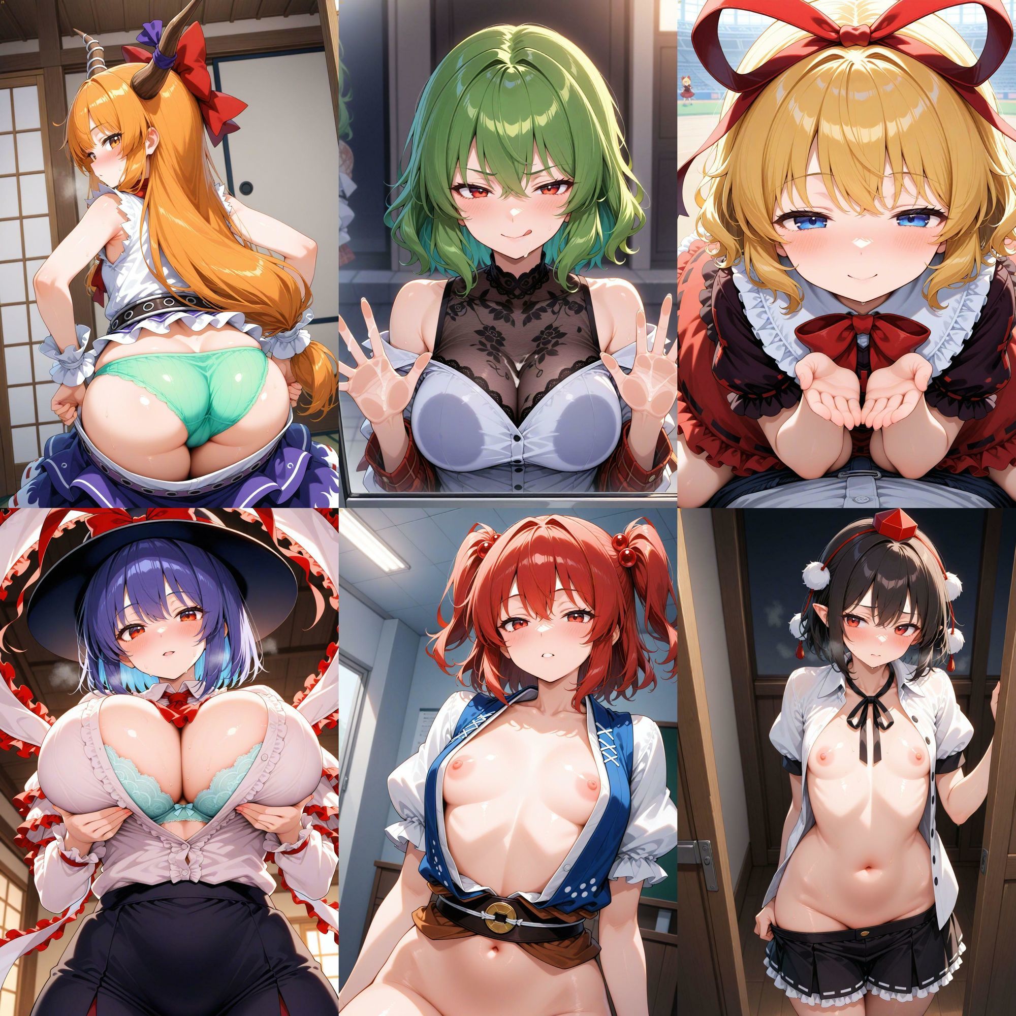 サンプル画像4:ノーモザイク！東方花映塚キャラの誘惑(NOTモザイク製作所) [d_647101]