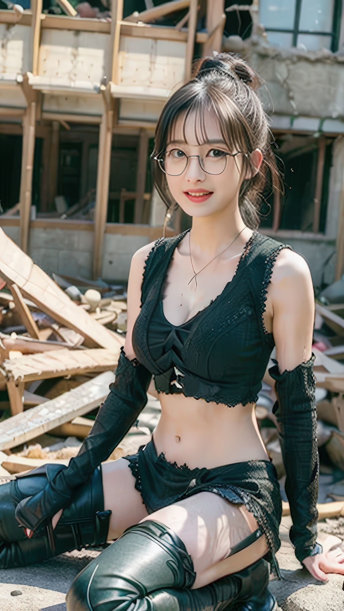 サンプル画像4:近未来レジスタンスのランジェリーグラビア(美伝プロジェクト) [d_647108]