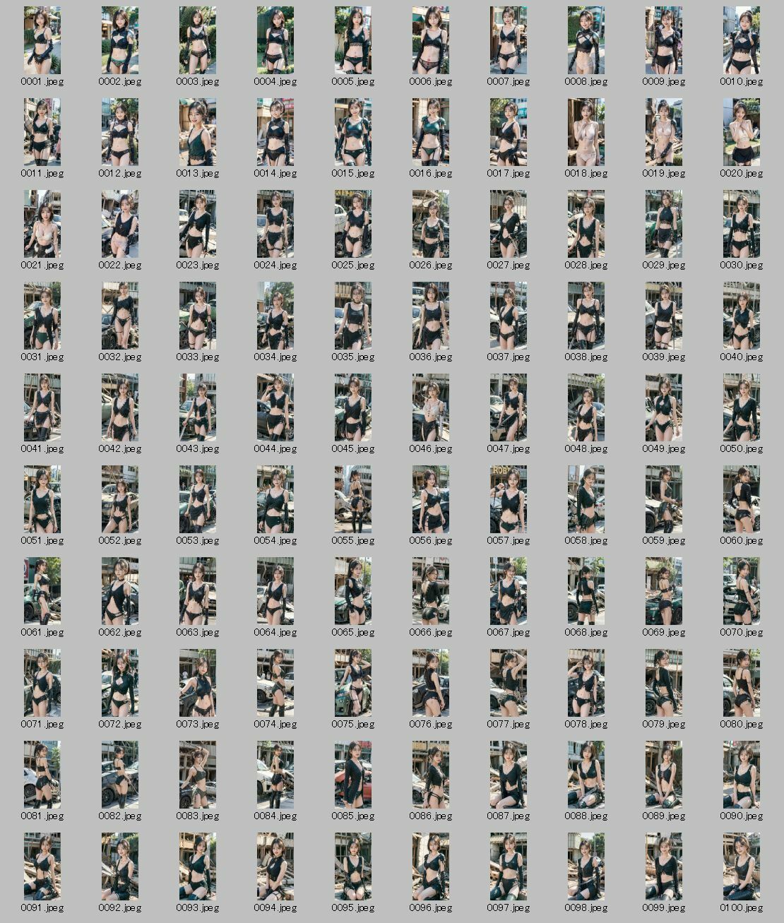 近未来レジスタンスのランジェリーグラビア 画像6