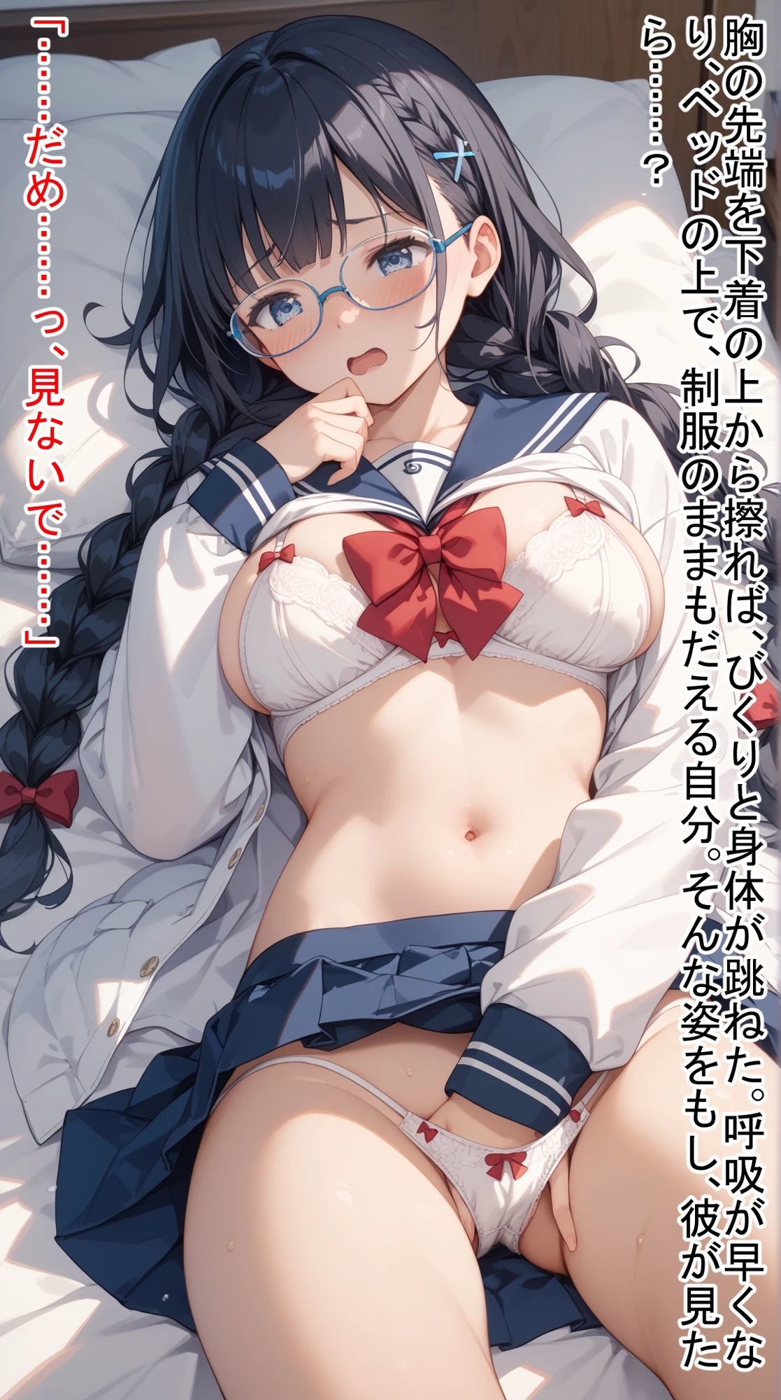 サンプル画像1:卒業までにぜんぶ教えて 幼なじみとHな放課後レッスン 前編(仮装月夜) [d_647139]