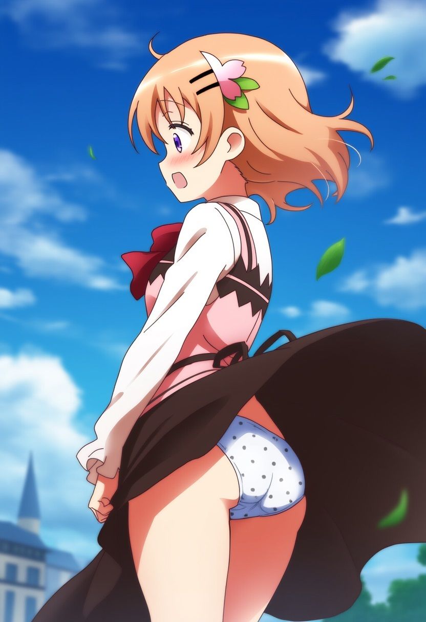 サンプル画像1:風のいたずらセット(Love and peace) [d_647164]