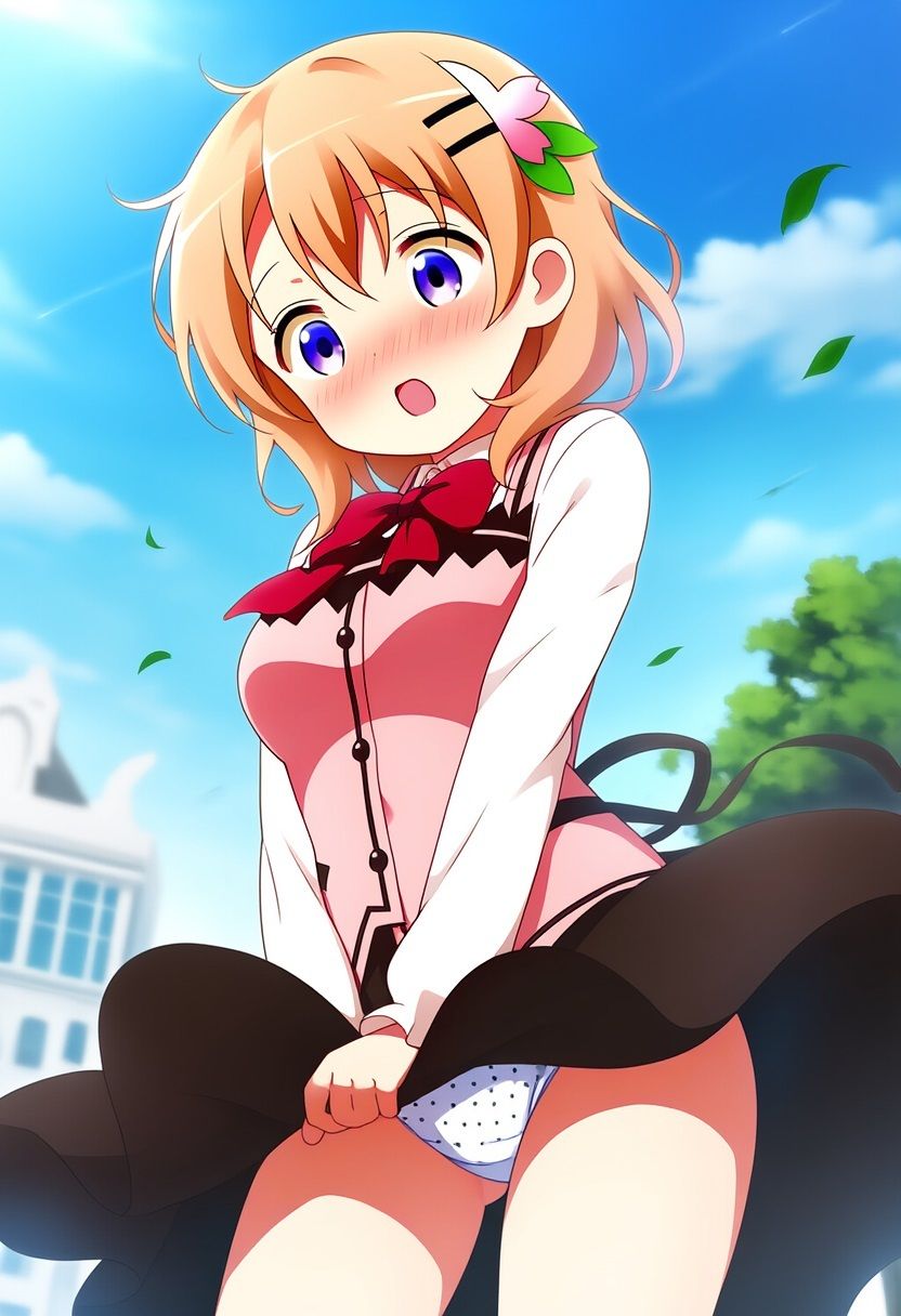 サンプル画像2:風のいたずらセット(Love and peace) [d_647164]