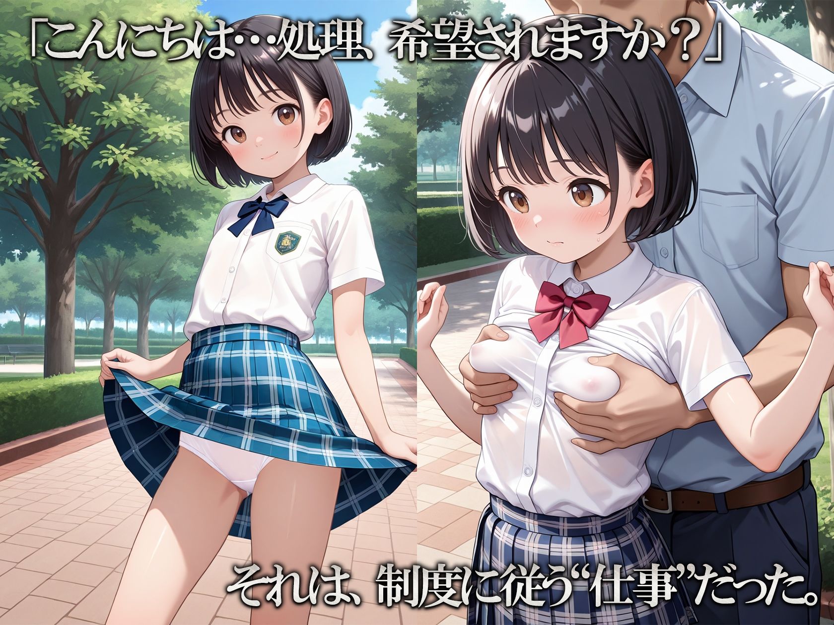 地域奉仕協定第19条〜性処理は女子校生が行います〜 サンプル画像 4