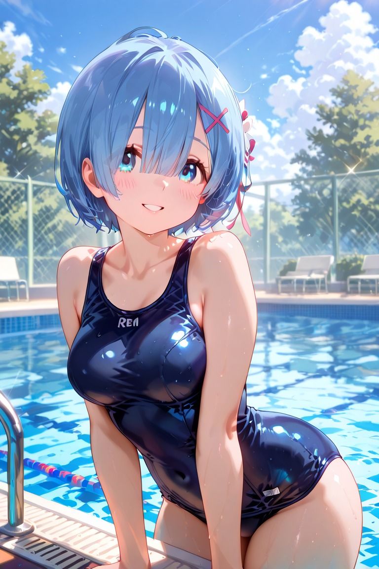 サンプル画像2:スク水れ〇りんのエッチな水泳授業(こうかふぇ) [d_647282]