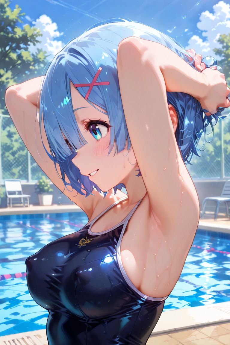 サンプル画像4:スク水れ〇りんのエッチな水泳授業(こうかふぇ) [d_647282]