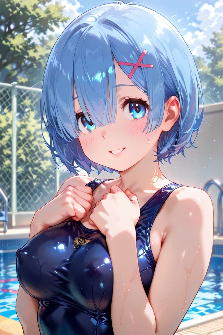 スク水れ〇りんのエッチな水泳授業 画像5