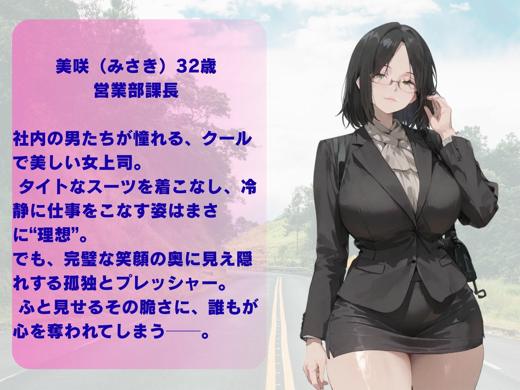 サンプル画像1:憧れの女上司と出張先の温泉旅館で(パンプキンちゃん) [d_647329]