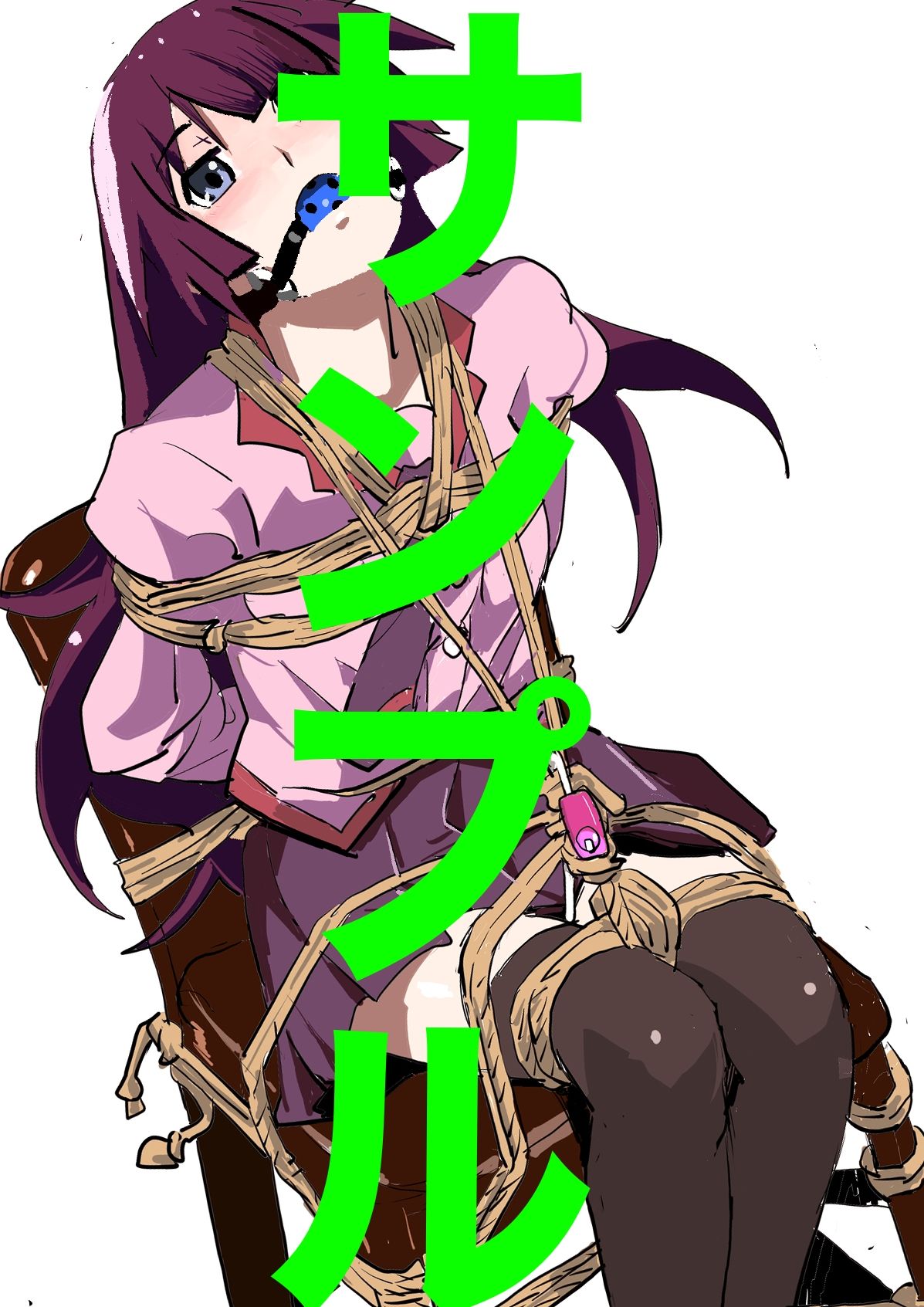 サンプル画像1:戦場ヶ原ひたぎSM緊縛画集5(縛っちゃうおじさん) [d_647418]