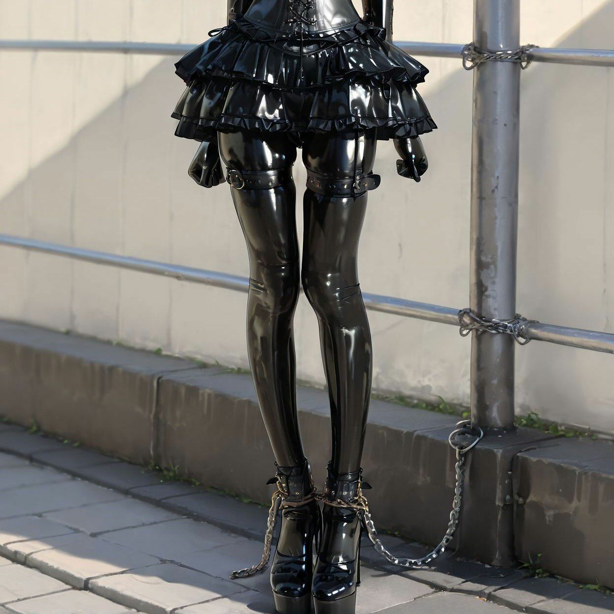 サンプル画像3:【190枚】ラバードールとして過ごす金髪少女の恥辱にまみれた日常(TAIL LOVERS) [d_647436]