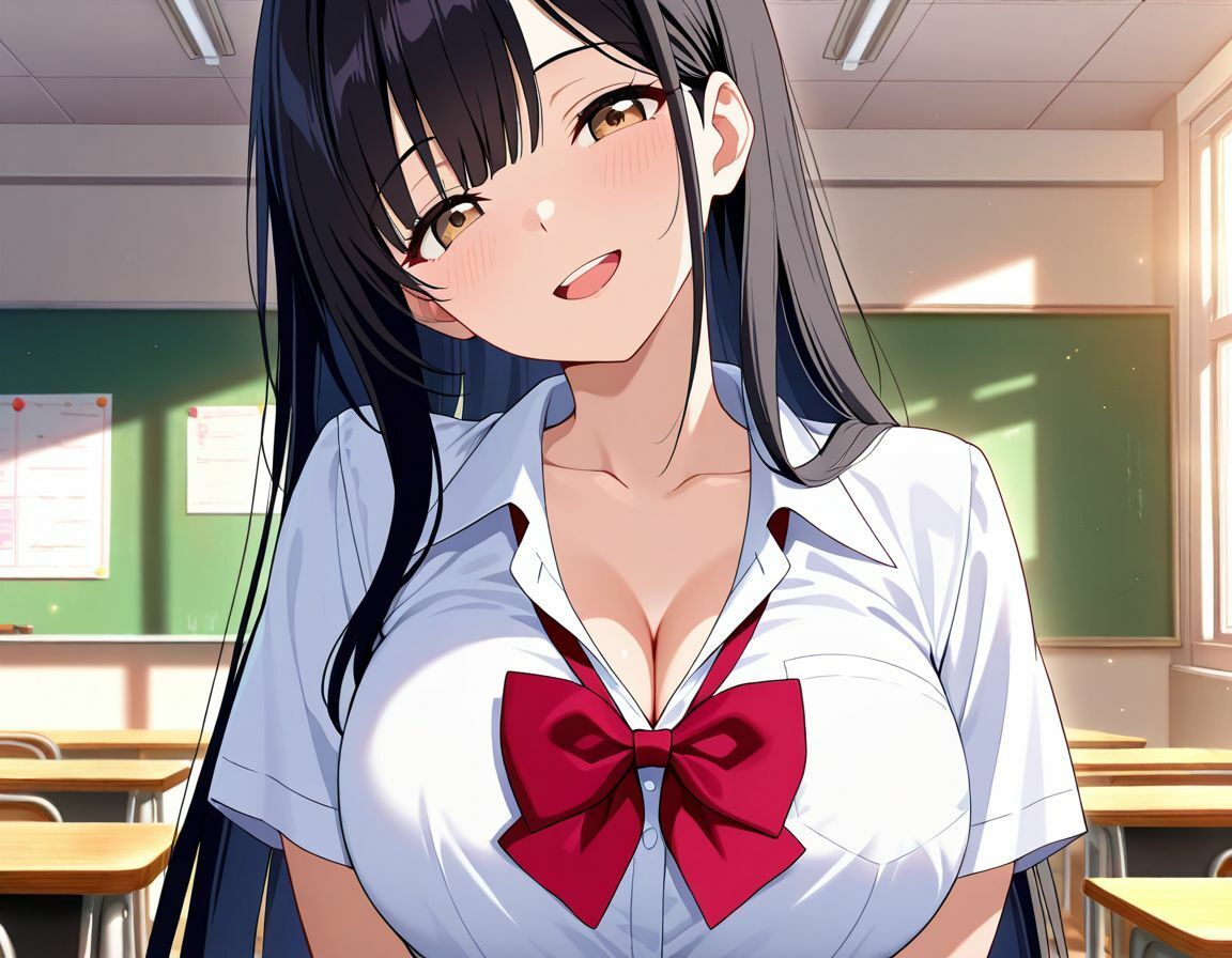 性処理ペット化した制服娘 画像1