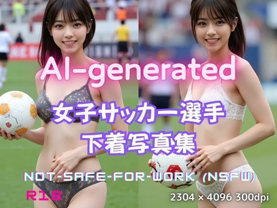 AIコスプレ写真集 「ランジェリー・フットボール」:下着姿のサッカー女子写真集 画像1