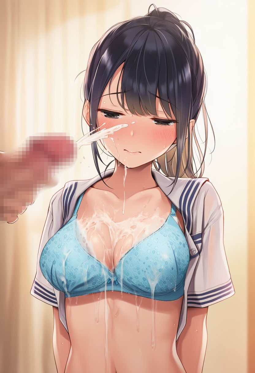 サンプル画像1:ブラジャーにぶっかけ！（186枚分）(はなはな出版（サブ）) [d_647614]