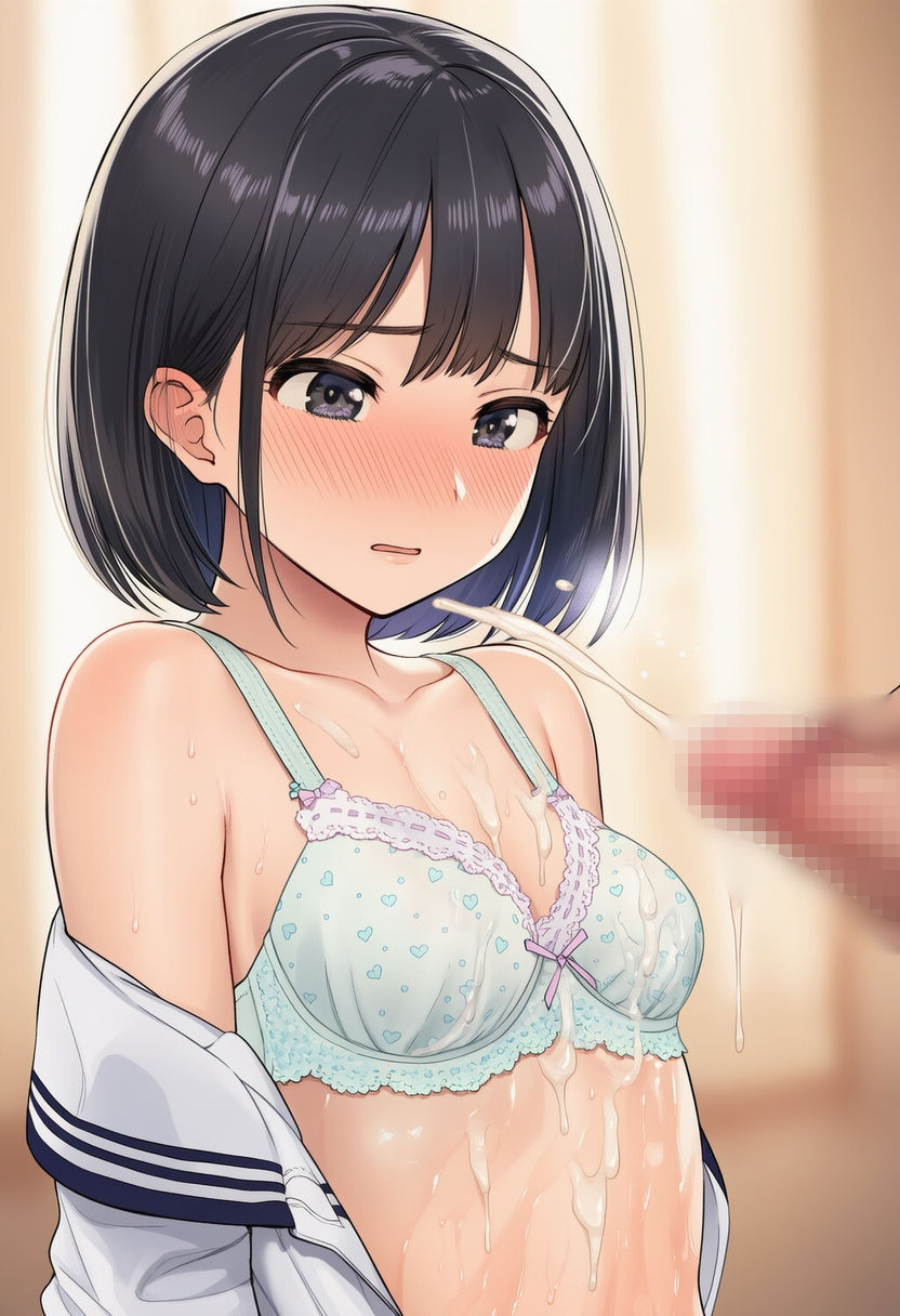 サンプル画像6:ブラジャーにぶっかけ！（186枚分）(はなはな出版（サブ）) [d_647614]