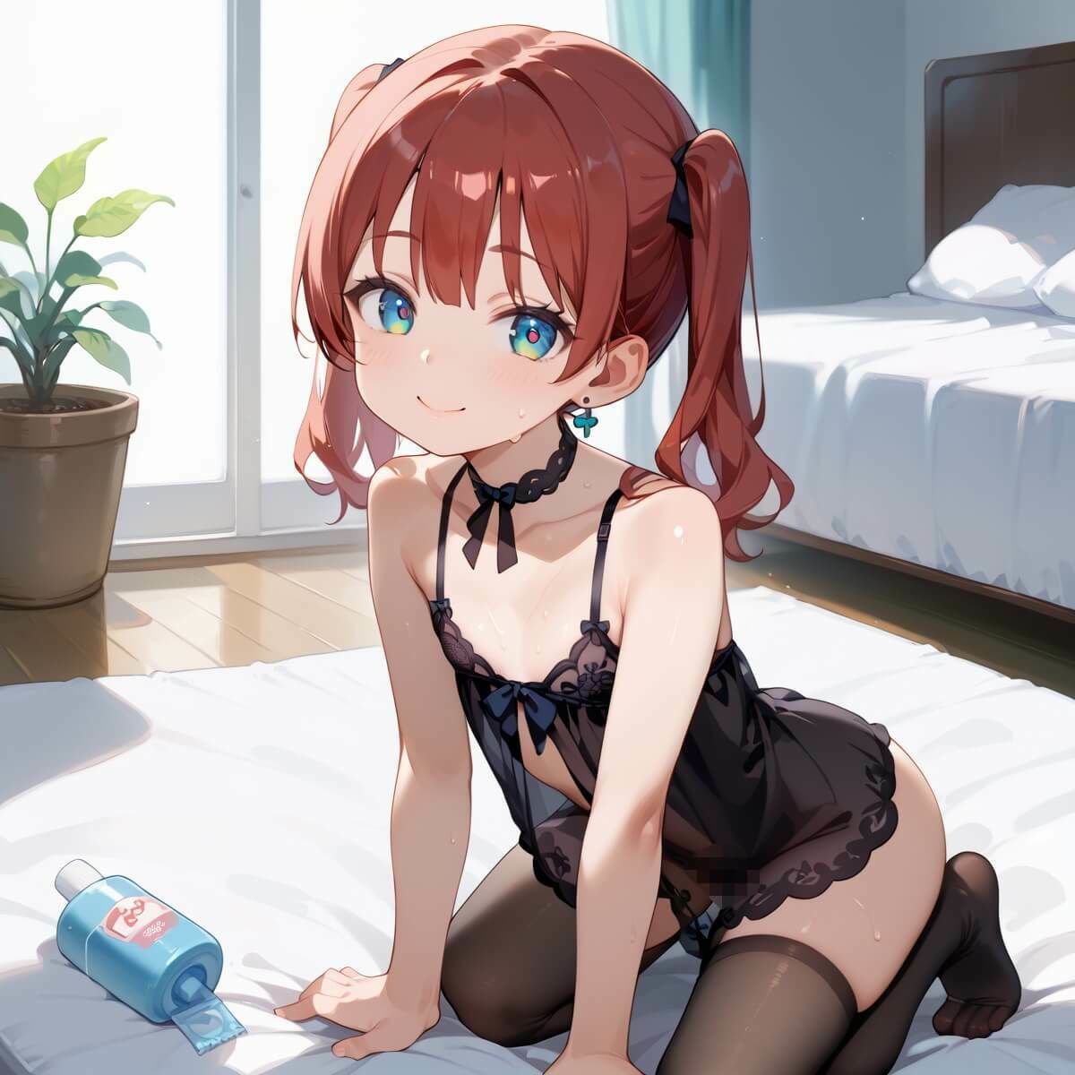 【カルガモ親子】※生成画像に加筆修正を加えた作品となります『ロリ美少女と秘密の風俗4★220枚』3