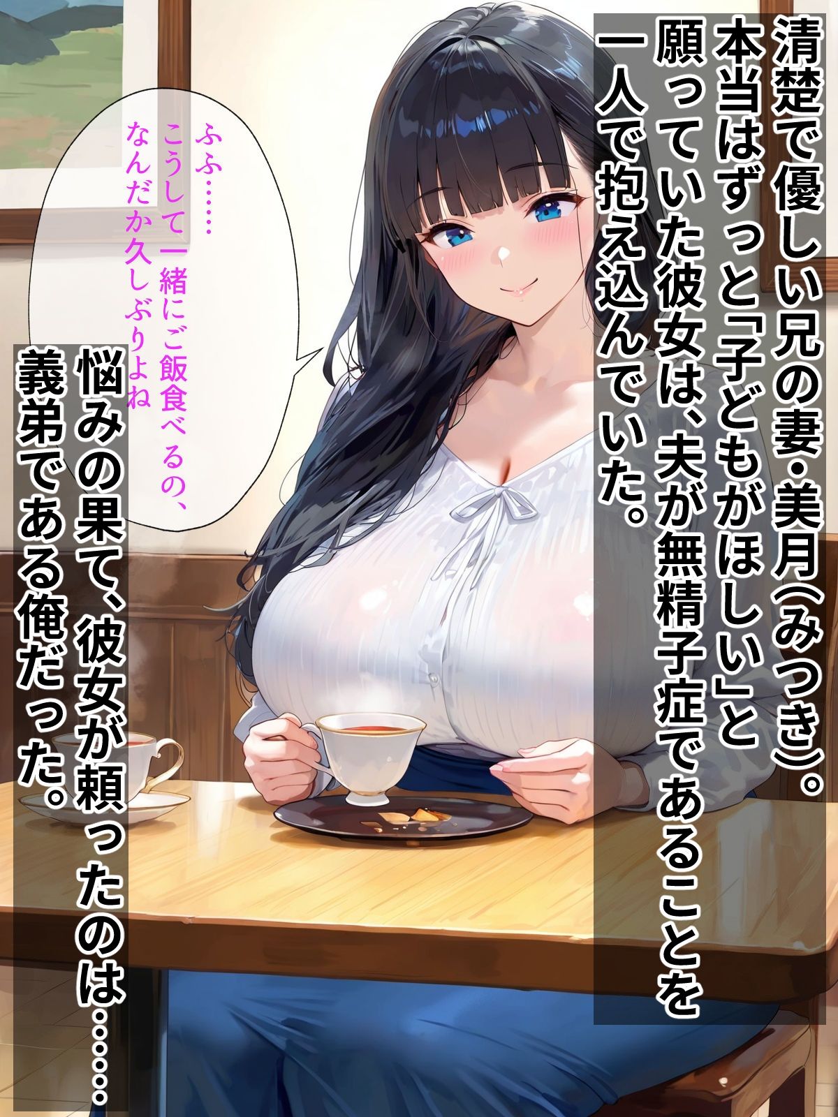 兄貴の妻、俺の子を孕みました。──バレてないし、幸せです。 画像1