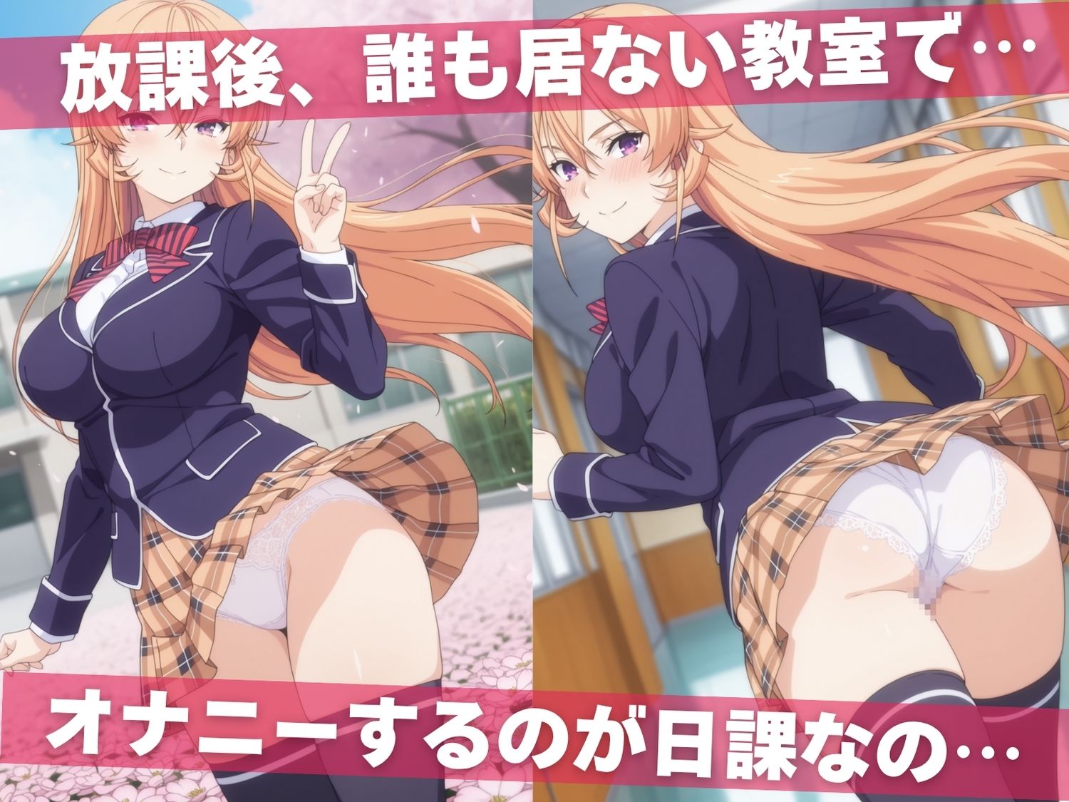 サンプル画像1:オナニー覗かれ、寝取られて  食●のソーマ 〜 学校編 〜 おじさんに暴かれた秘密(オトナノナギサ) [d_647653]