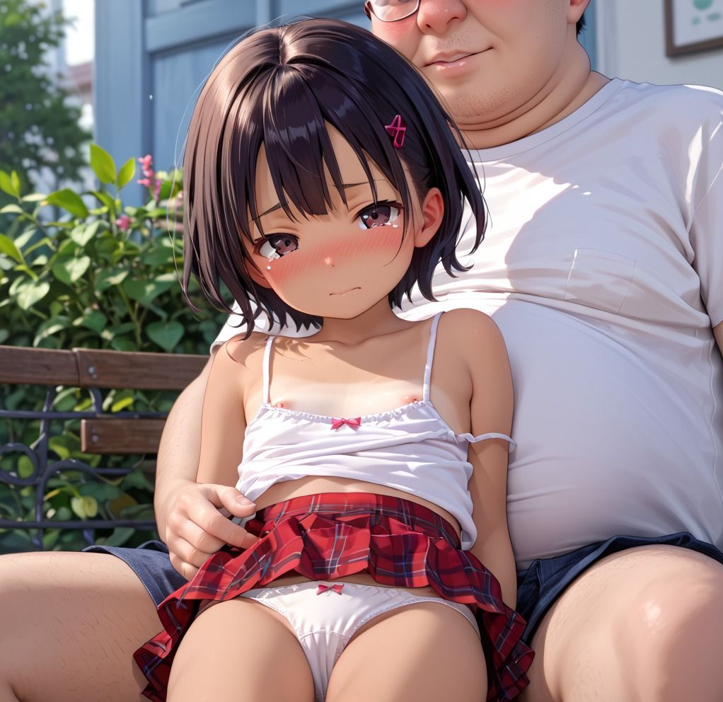 【371枚】おじさんと日焼けしたつるぺたの乱れた夏休みー野外えっち編ー サンプル画像 2