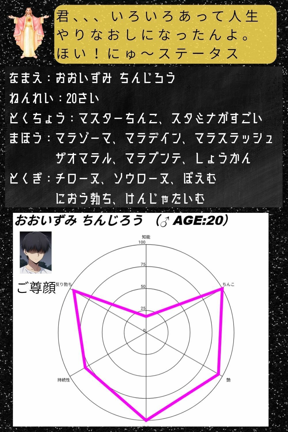 サンプル画像3:転生ステータスがチンコ特化 勇者ちんじろうの珍遊録（サキュバス編）(雨のちハレルヤ) [d_647666]