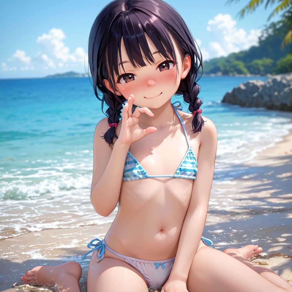 【348枚】ちっぱいアイドル裏写真集ーキツキツま〇こに濃厚種付けー サンプル画像 3