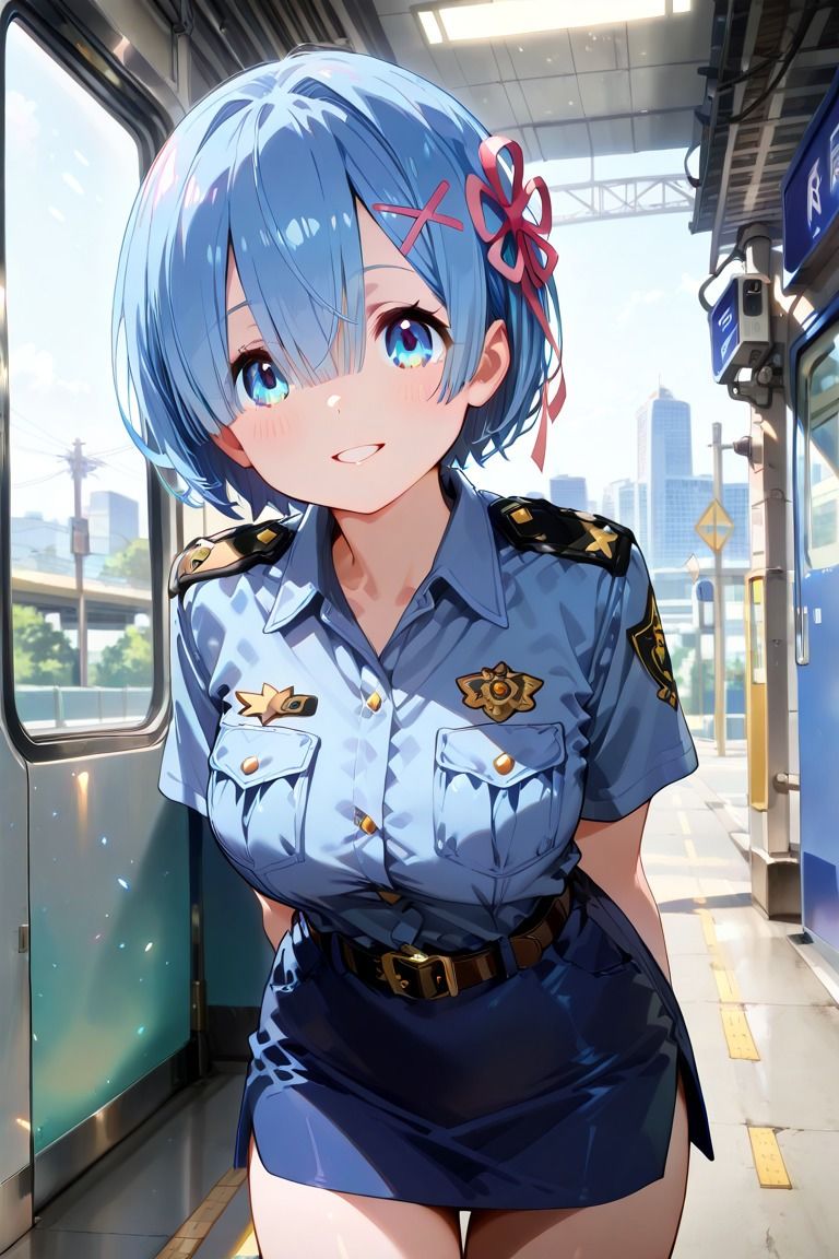 サンプル画像1:えちえちレ〇ポリスがあなたのおち〇ぽ逮捕しちゃうぞ〜イラスト集〜(こうかふぇ) [d_647678]