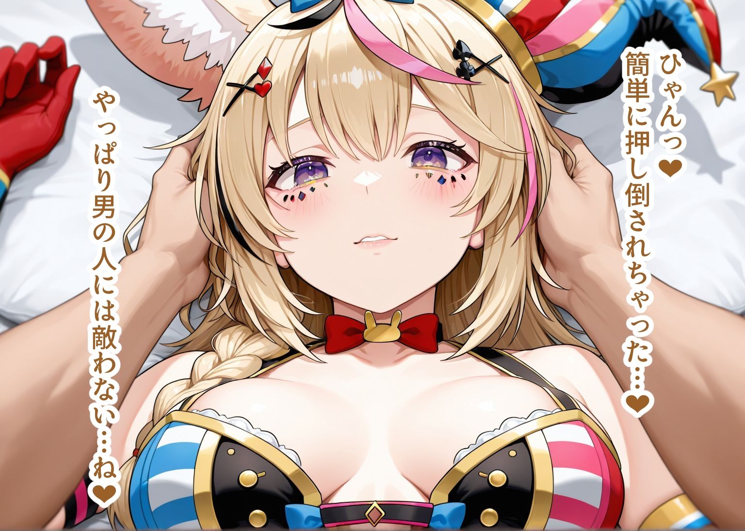 サンプル画像5:推しのVとセックスする話【尾〇ポルカ】(Vtuberとイチャラブえっちするサークル) [d_647718]