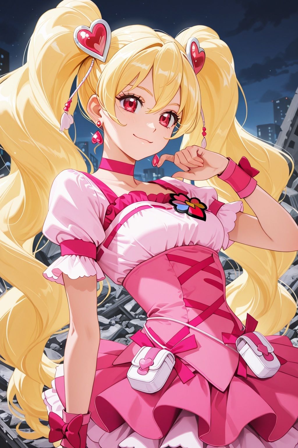 変身ヒロイン×辱 フレッシュプ●キュア！  キュ●ピーチ敗北初セックス 画像1