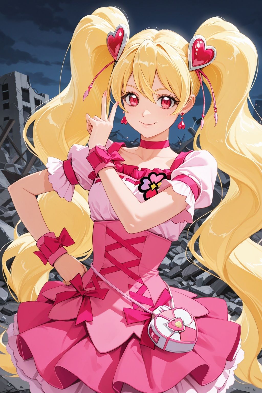 サンプル画像2:変身ヒロイン×辱 フレッシュプ●キュア！  キュ●ピーチ敗北初セックス(ライトフィニッシュ) [d_647722]