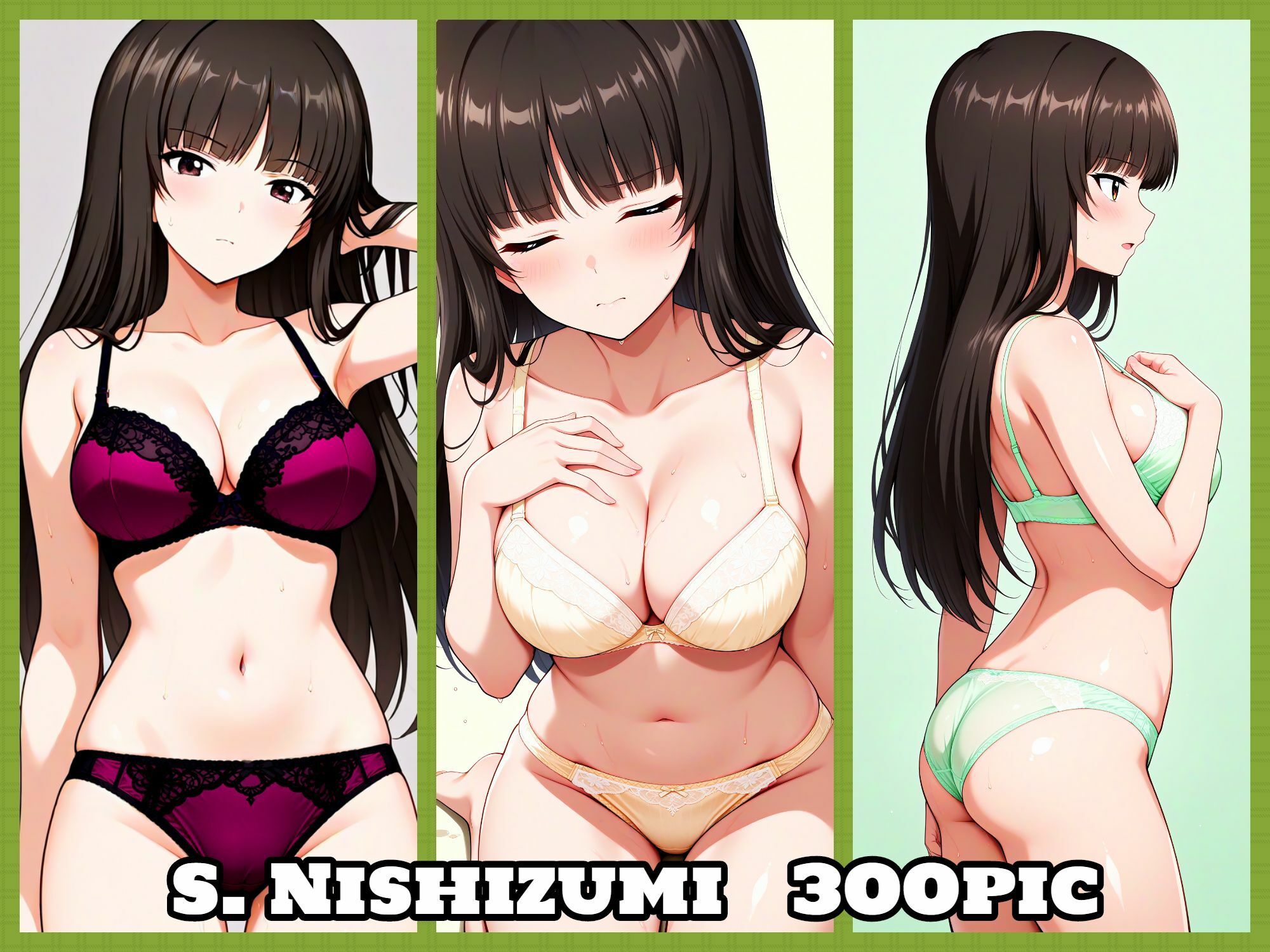 サンプル画像3:Girls underwear panties and bra 西住流家元 ＋ おまけ編(令和の池田亀太郎) [d_647747]