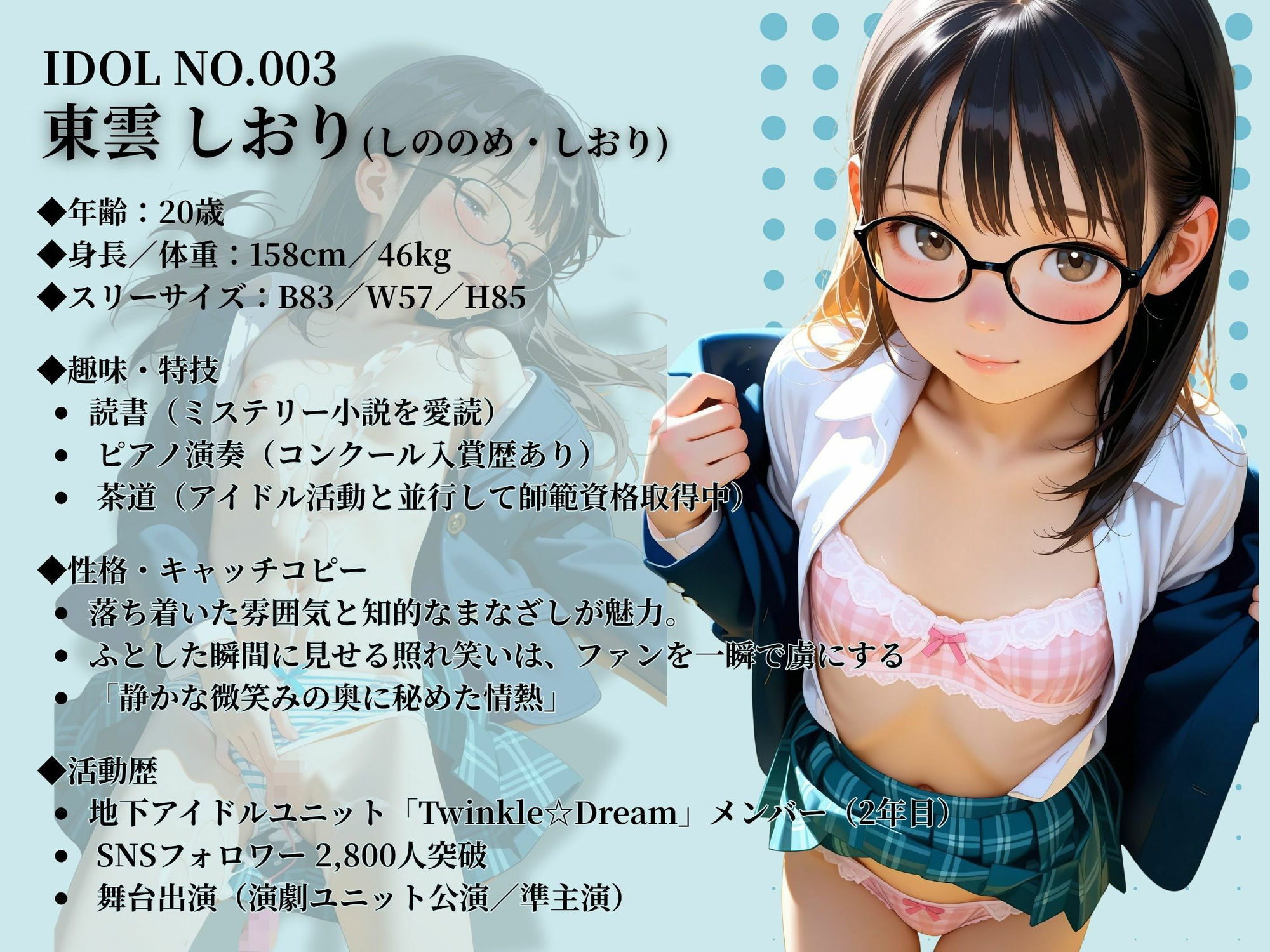 裏撮りIDOL vol.2〜しおりとあかね、閉ざされた教室で〜 画像1