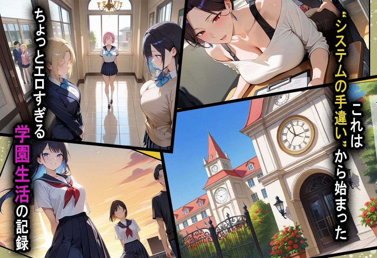 サンプル画像1:間違って女子校に入学したらムチムチ女子校生に毎日中出しを要求される学園生活〜爆乳お姉さん＆天然妹系編〜(しらたまレモネード) [d_647847]