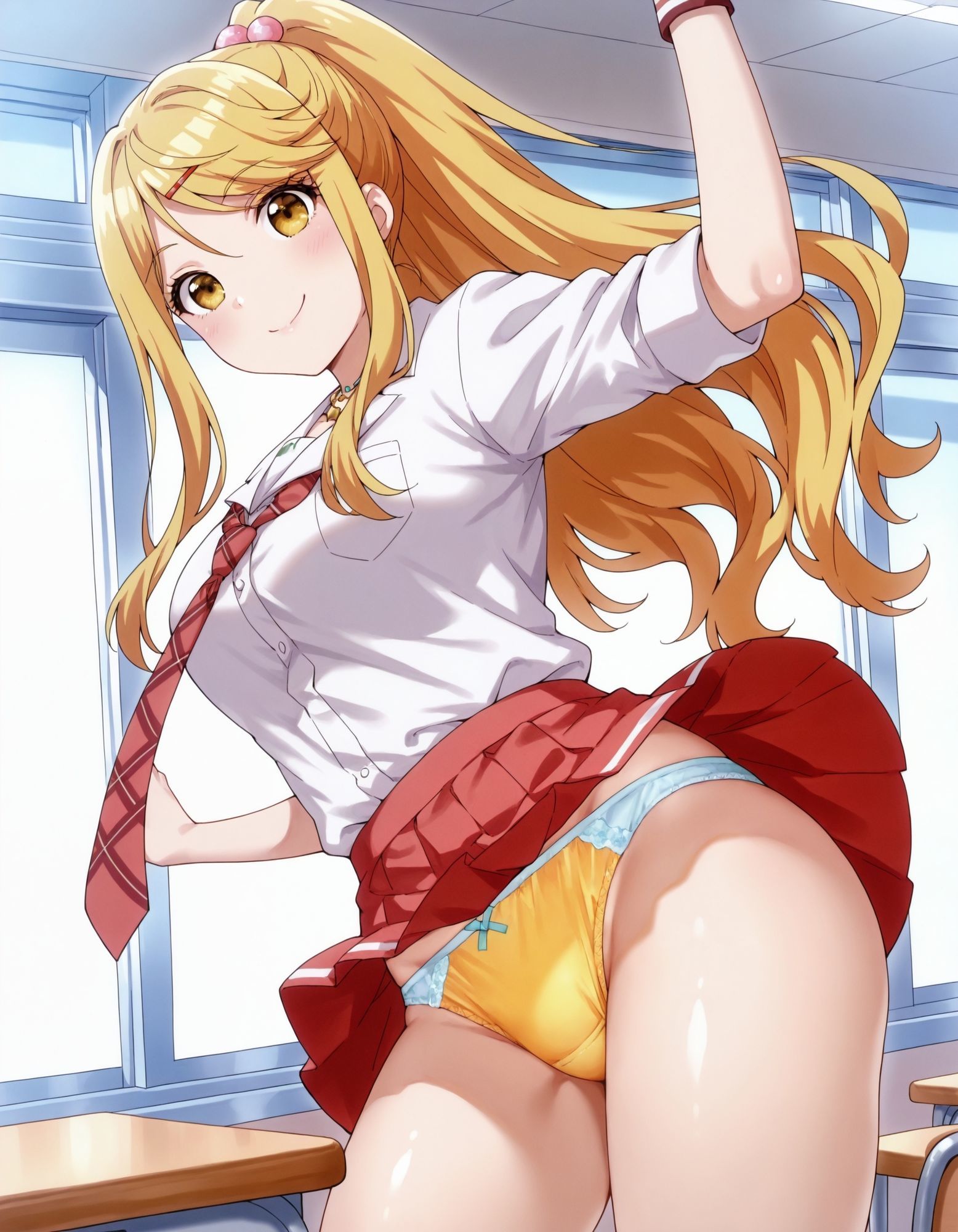 石〇陽鞠のパンチラ〜制服編 画像6