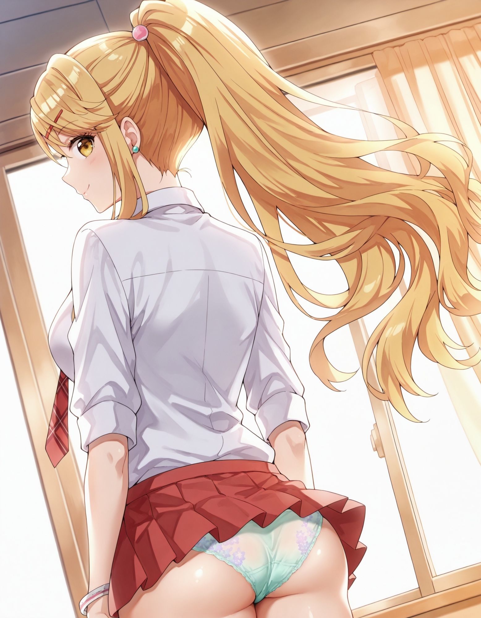 石〇陽鞠のパンチラ〜制服編 画像8