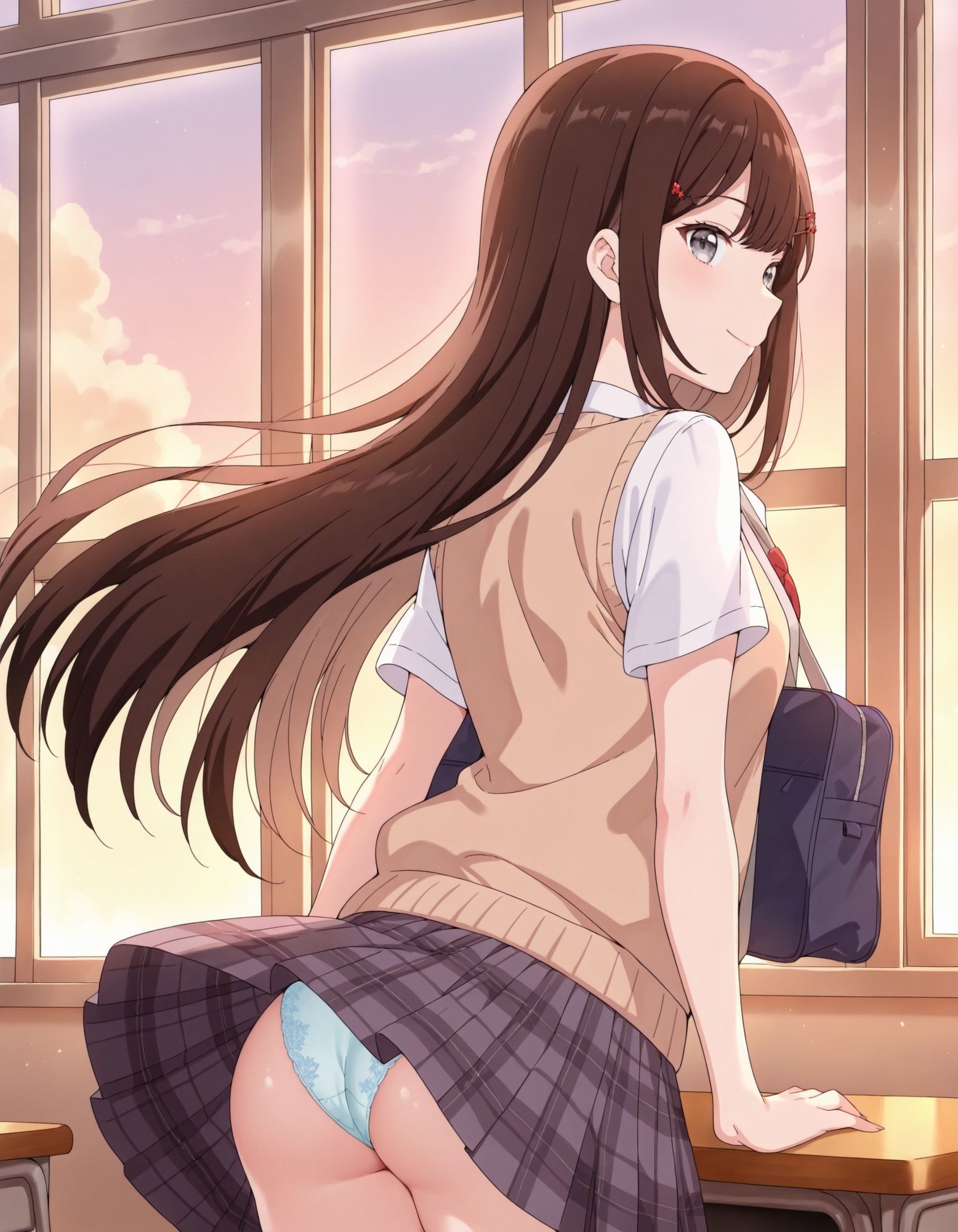 サンプル画像2:榎〇凛音のパンチラ〜制服編〜(D.P.H.) [d_648124]