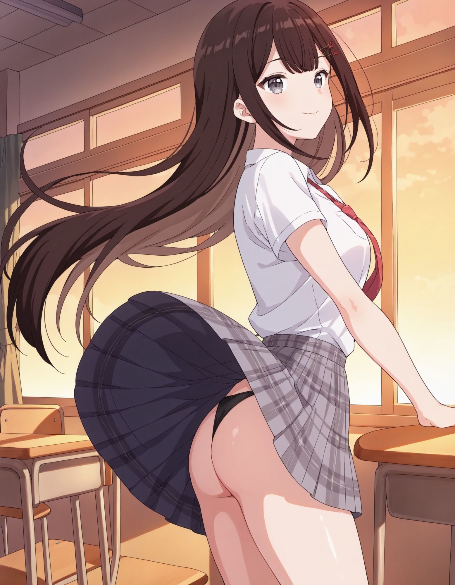 榎〇凛音のパンチラ〜制服編〜 画像3