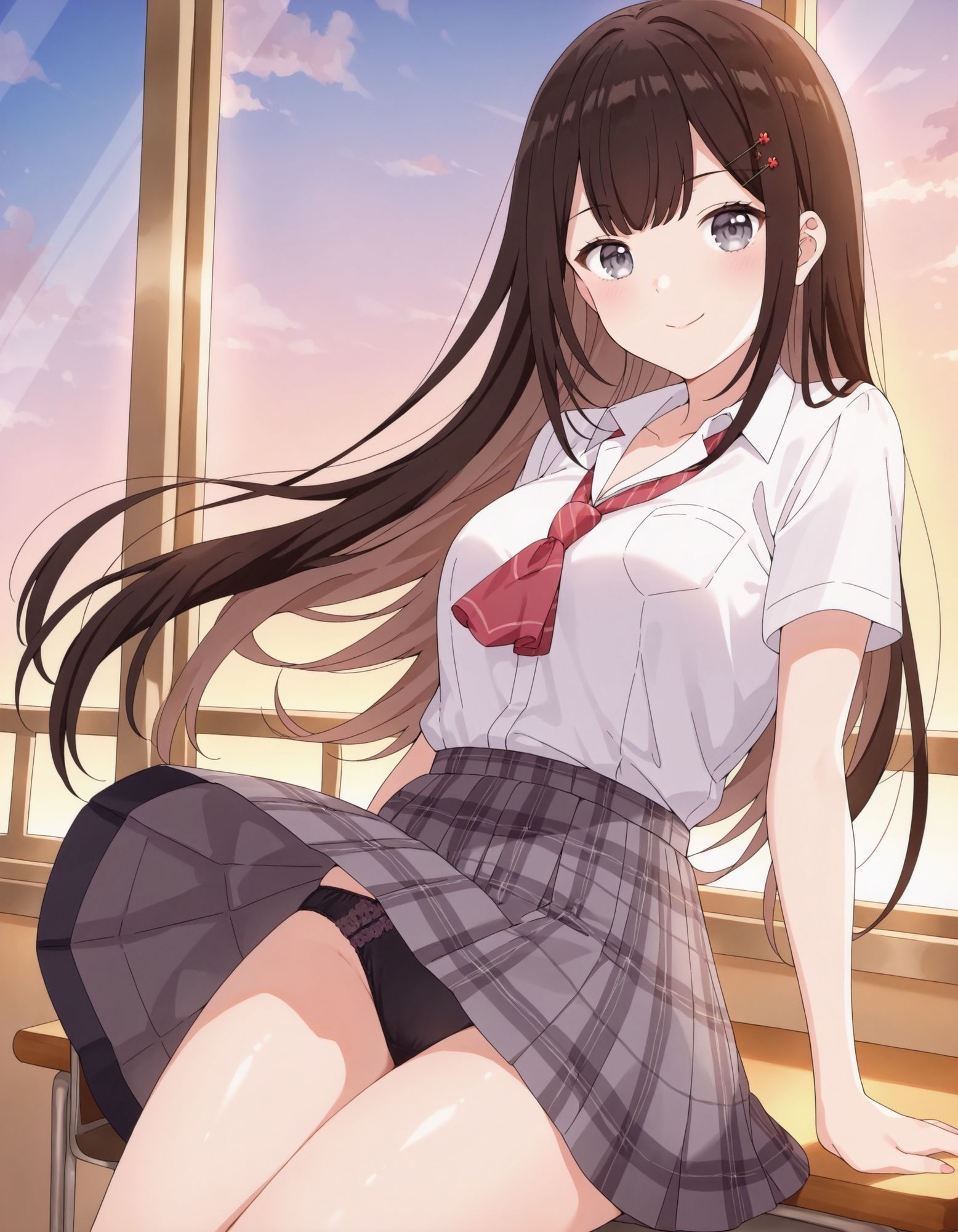 榎〇凛音のパンチラ〜制服編〜 画像7