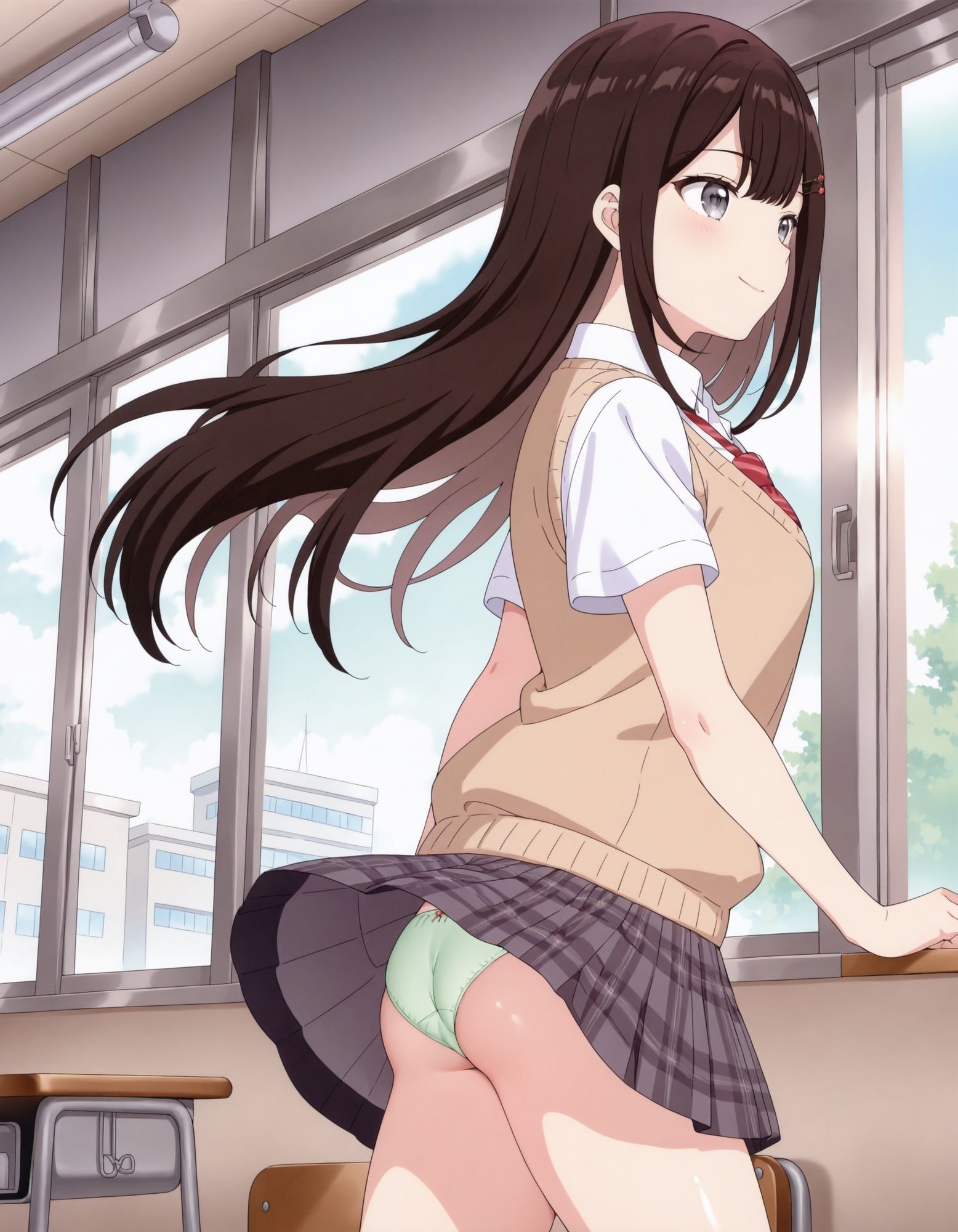 榎〇凛音のパンチラ〜制服編〜 画像8